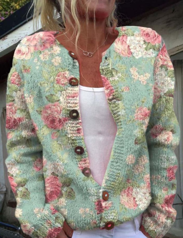 Zandra | Elegant Sweater with Print