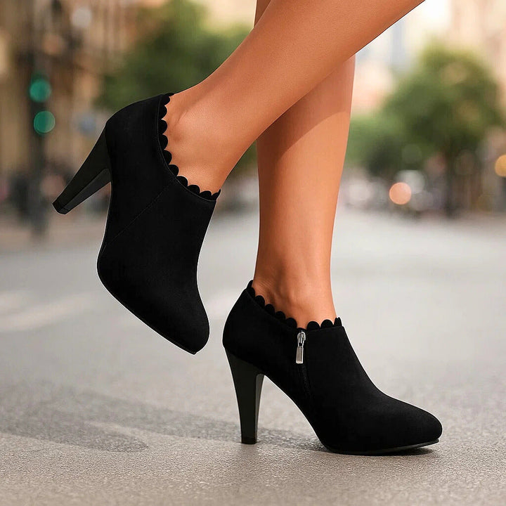 Elaine | Elegant Heeled Booties