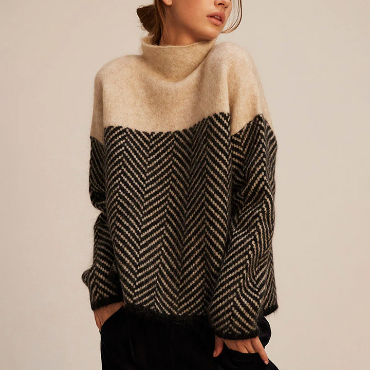 Belle | Fashionable High Neck Top
