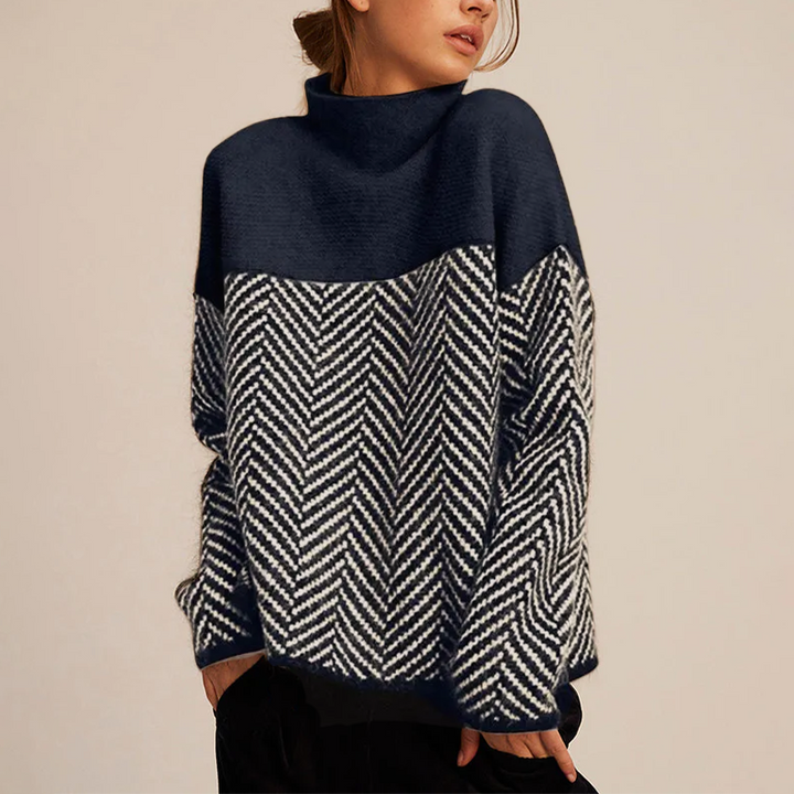 Belle | Fashionable High Neck Top