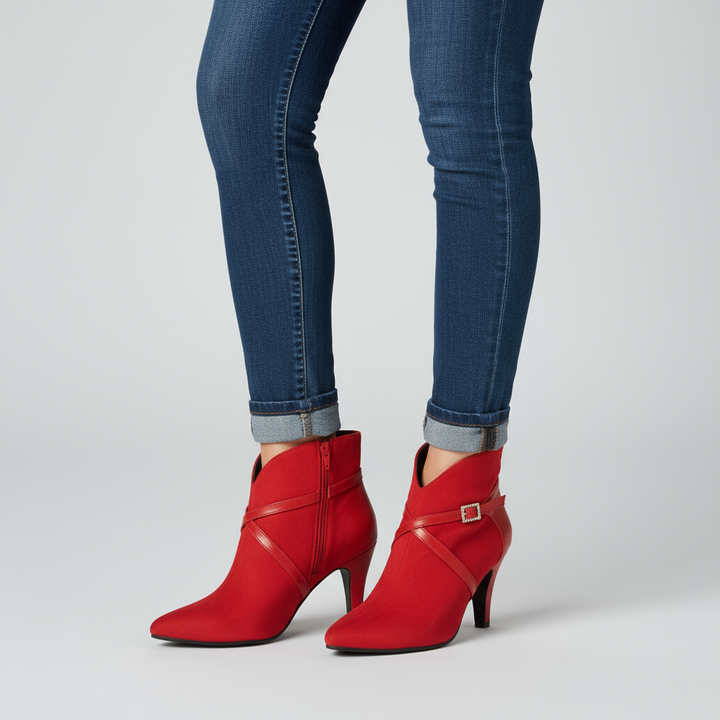Edna | Elegant Heeled Ankle Boot