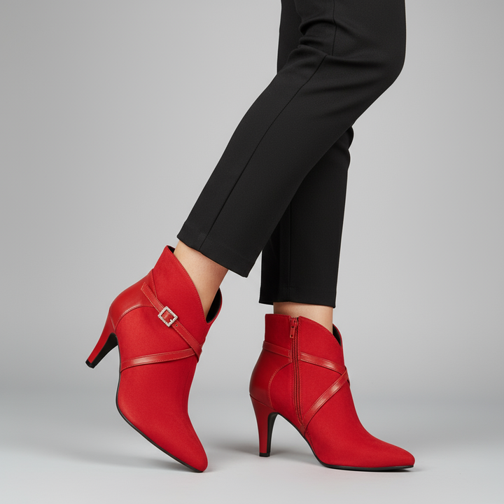 Edna | Elegant Heeled Ankle Boot