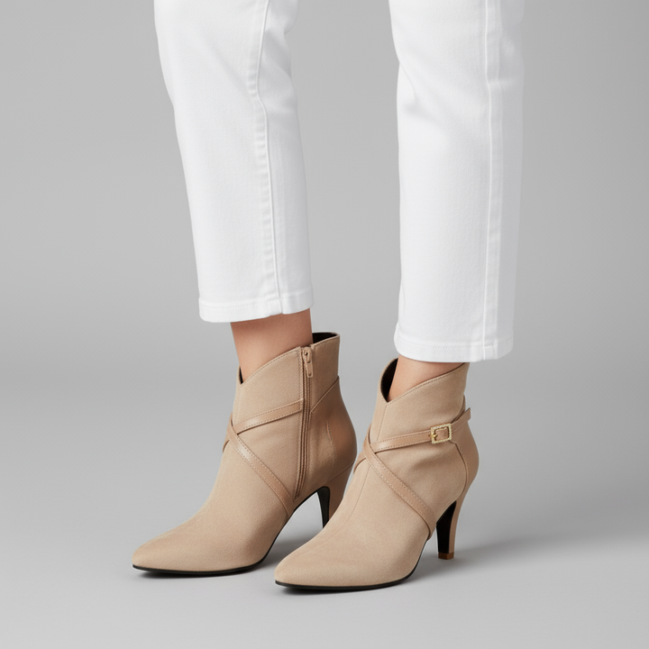 Edna | Elegant Heeled Ankle Boot