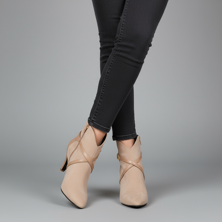 Edna | Elegant Heeled Ankle Boot