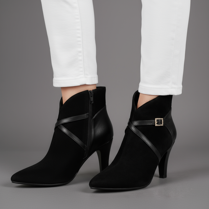 Edna | Elegant Heeled Ankle Boot