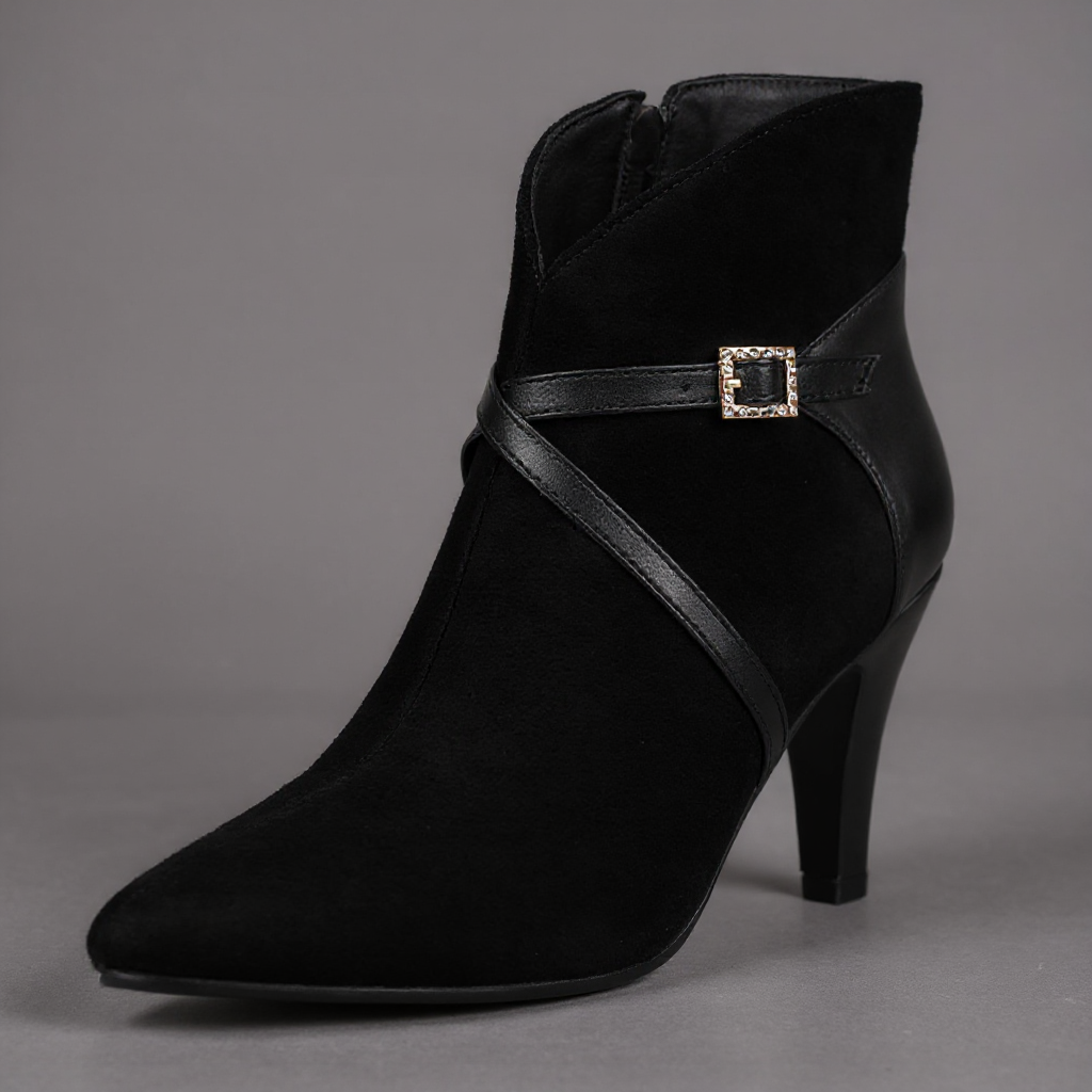 Edna | Elegant Heeled Ankle Boot