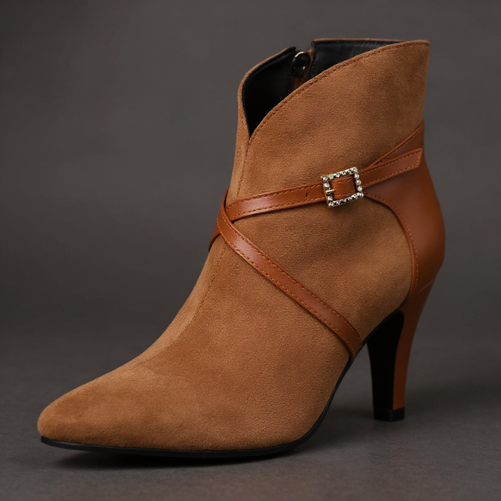 Edna | Elegant Heeled Ankle Boot