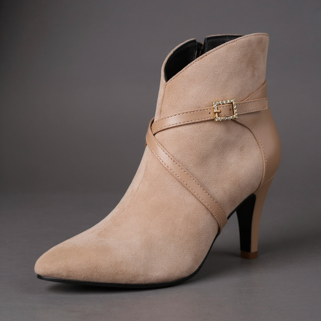 Edna | Elegant Heeled Ankle Boot