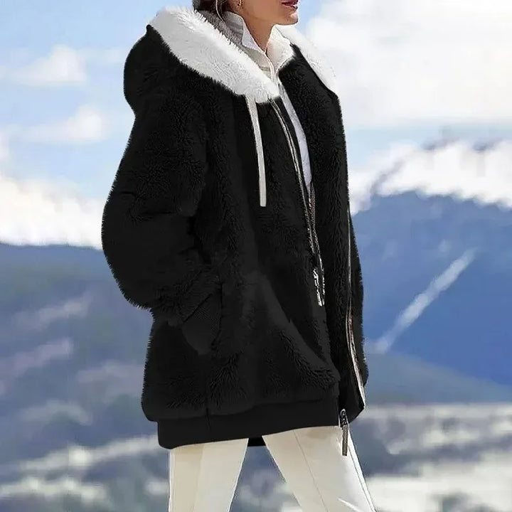 Alex | Winter Jacket with Hood and Zipper