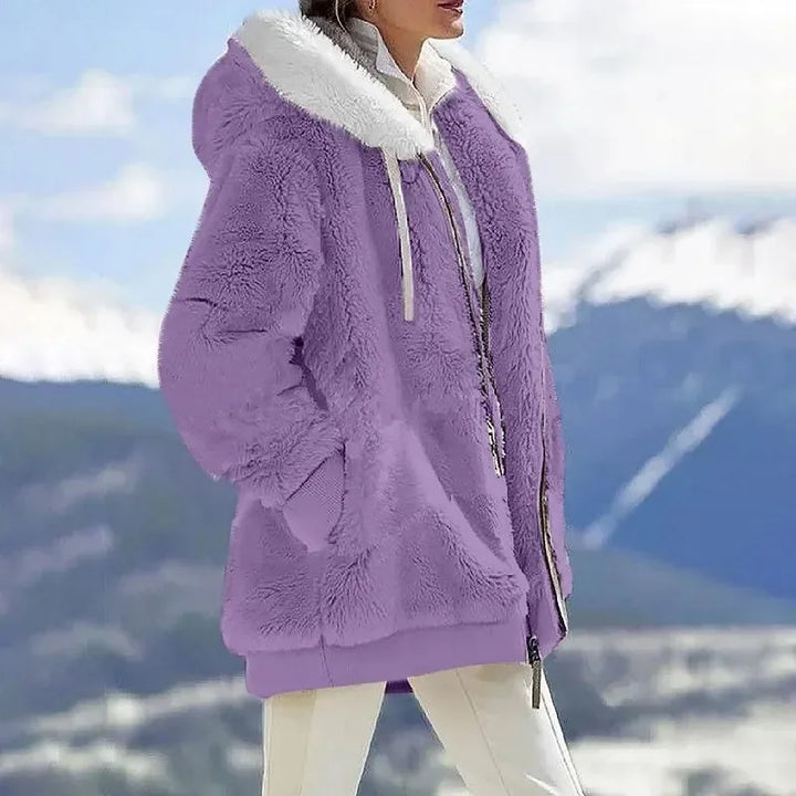 Alex | Winter Jacket with Hood and Zipper