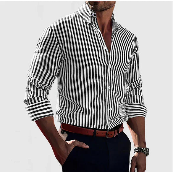 Julian | Premium Striped Shirt