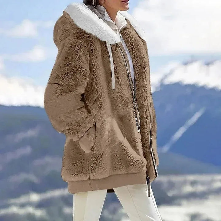 Alex | Winter Jacket with Hood and Zipper