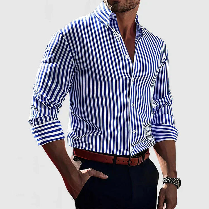 Julian | Premium Striped Shirt