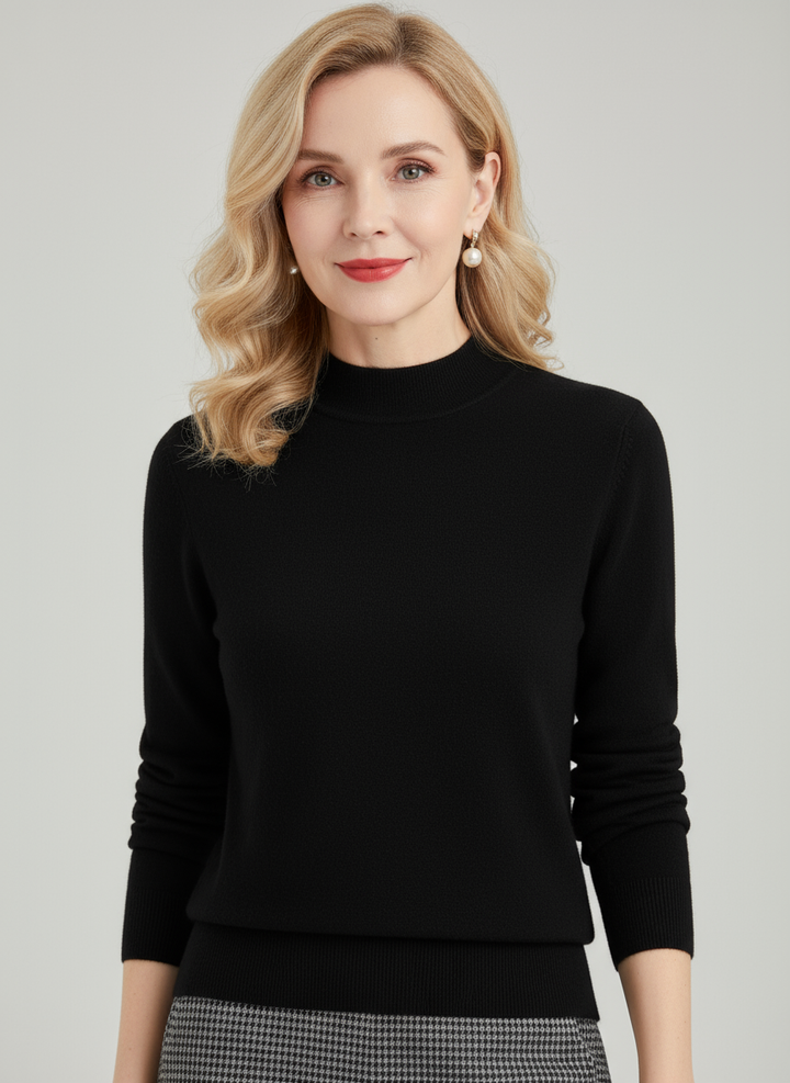 Lalaei | Cozy Wool Mock Neck Sweater