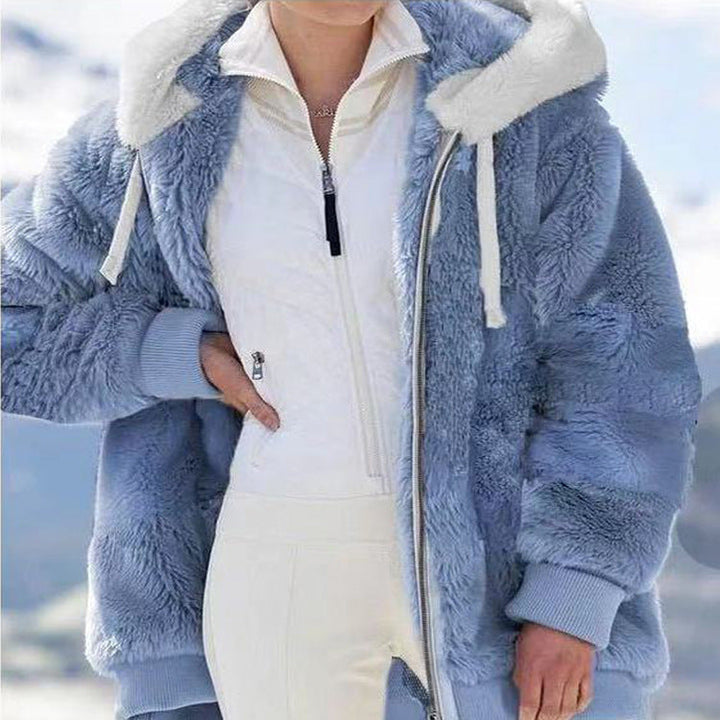 Alex | Winter Jacket with Hood and Zipper