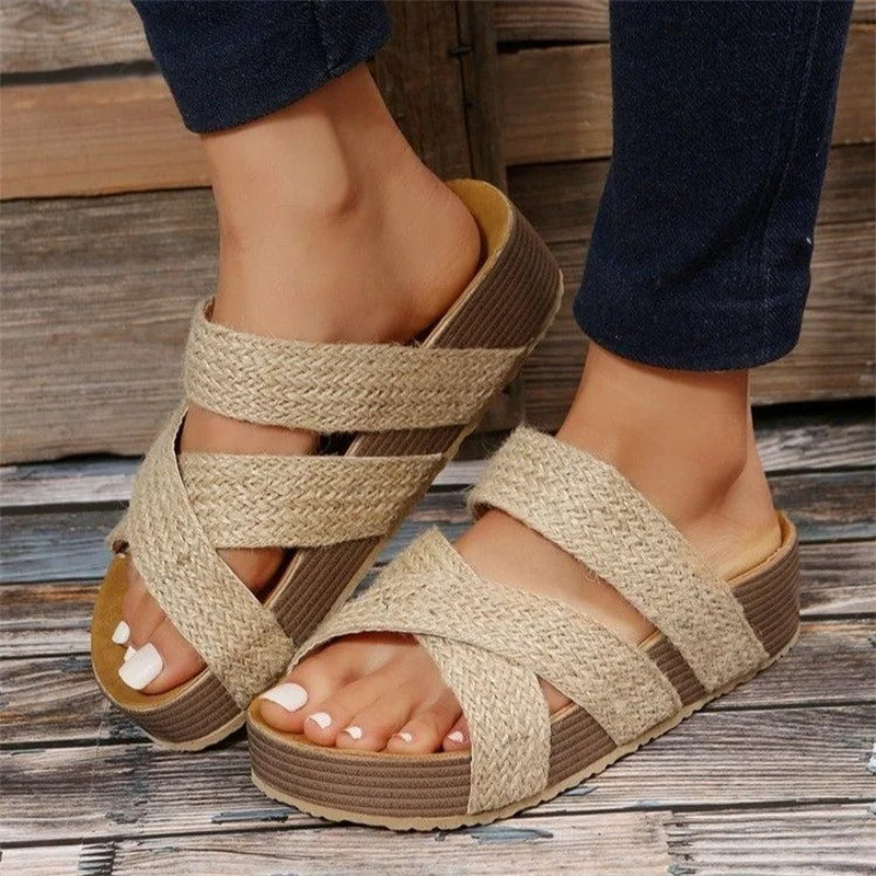 Sophie | Orthopedic Sandals (Snake Print)