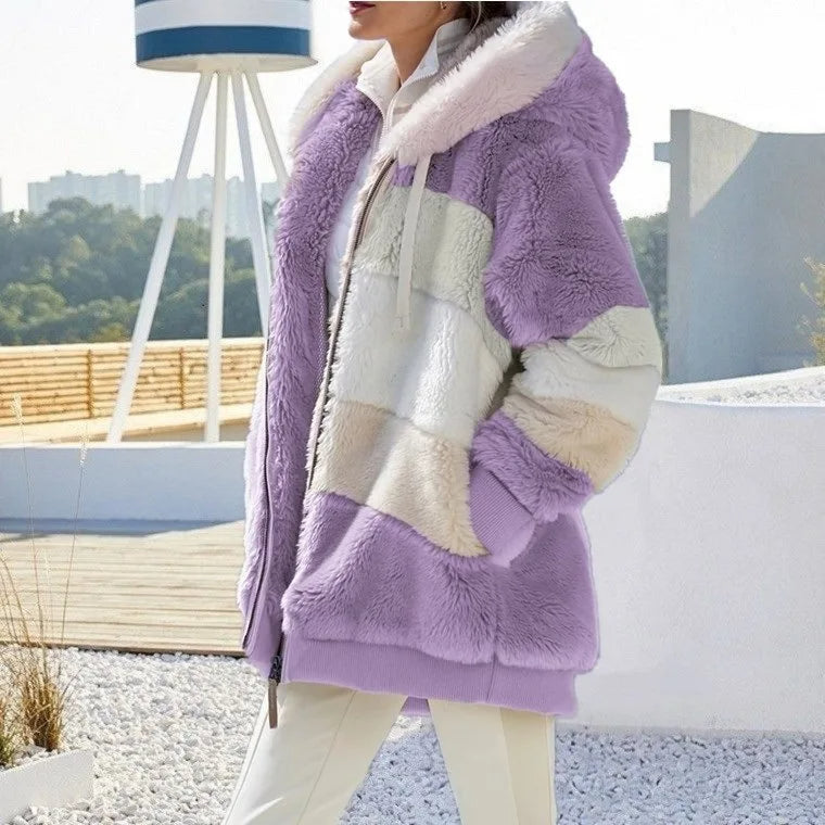 Alex | Winter Jacket with Hood and Zipper