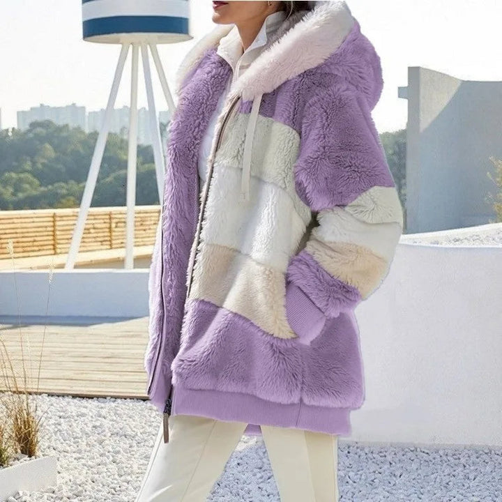 Alex | Winter Jacket with Hood and Zipper
